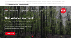 Desktop Screenshot of kaps-optik.de
