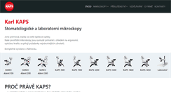 Desktop Screenshot of kaps-optik.cz