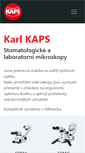 Mobile Screenshot of kaps-optik.cz